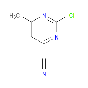 2-CHLORO-6-METHYLPYRIMIDINE-4-CARBONITRILE - Click Image to Close