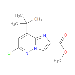 METHYL 8-(TERT-BUTYL)-6-CHLOROIMIDAZO[1,2-B]PYRIDAZINE-2-CARBOXYLATE - Click Image to Close