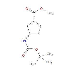 METHYL (1R,3S)-3-([(TERT-BUTOXY)CARBONYL]AMINO)CYCLOPENTANE-1-CARBOXYLATE - Click Image to Close