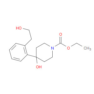 ETHYL 4-HYDROXY-4-(2-(2-HYDROXYETHYL)PHENYL)PIPERIDINE-1-CARBOXYLATE - Click Image to Close