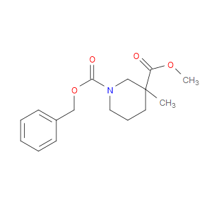 METHYL 1-CBZ-3-METHYLPIPERIDINE-3-CARBOXYLATE - Click Image to Close