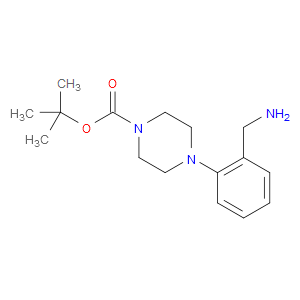 TERT-BUTYL 4-[2-(AMINOMETHYL)PHENYL]PIPERAZINE-1-CARBOXYLATE - Click Image to Close