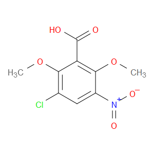 3-CHLORO-2,6-DIMETHOXY-5-NITROBENZOIC ACID