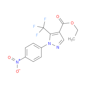 ETHYL 1-(4-NITROPHENYL)-5-(TRIFLUOROMETHYL)-1H-PYRAZOLE-4-CARBOXYLATE