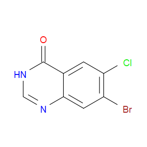 7-BROMO-6-CHLORO-4-QUINAZOLINONE - Click Image to Close