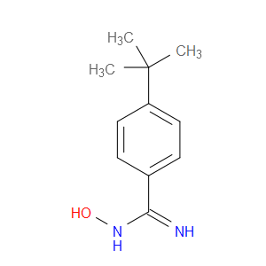 4-TERT-BUTYL-N'-HYDROXYBENZENECARBOXIMIDAMIDE - Click Image to Close