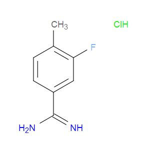 3-FLUORO-4-METHYLBENZAMIDINE HYDROCHLORIDE - Click Image to Close