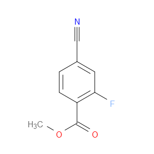 METHYL 4-CYANO-2-FLUOROBENZOATE - Click Image to Close