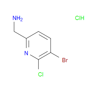 (5-BROMO-6-CHLOROPYRIDIN-2-YL)METHANAMINE HYDROCHLORIDE