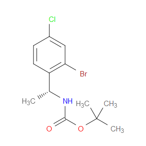 (R)-TERT-BUTYL (1-(2-BROMO-4-CHLOROPHENYL)ETHYL)CARBAMATE