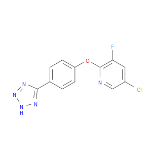 2-(4-(2H-TETRAZOL-5-YL)PHENOXY)-5-CHLORO-3-FLUOROPYRIDINE