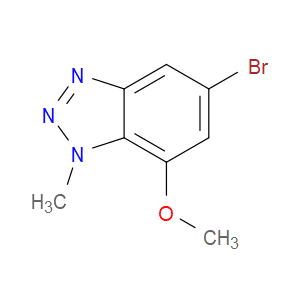 5-BROMO-7-METHOXY-1-METHYL-1H-BENZO[D][1,2,3]TRIAZOLE - Click Image to Close