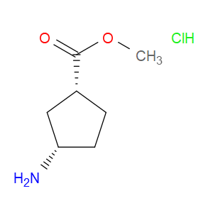 (1R,3S)-METHYL 3-AMINOCYCLOPENTANECARBOXYLATE HYDROCHLORIDE
