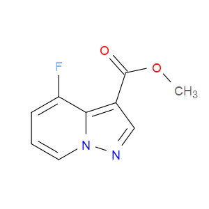 METHYL 4-FLUOROPYRAZOLO[1,5-A]PYRIDINE-3-CARBOXYLATE