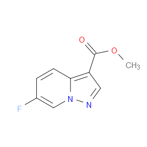 METHYL 6-FLUOROPYRAZOLO[1,5-A]PYRIDINE-3-CARBOXYLATE
