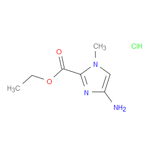 ETHYL 4-AMINO-1-METHYL-1H-IMIDAZOLE-2-CARBOXYLATE HYDROCHLORIDE - Click Image to Close
