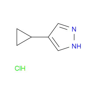4-CYCLOPROPYL-1H-PYRAZOLE HYDROCHLORIDE - Click Image to Close