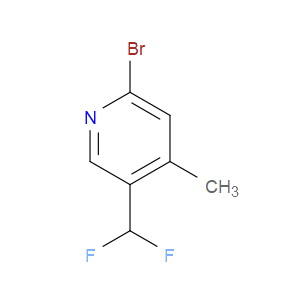 2-BROMO-5-(DIFLUOROMETHYL)-4-METHYLPYRIDINE