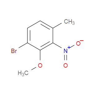 1-BROMO-2-METHOXY-4-METHYL-3-NITROBENZENE