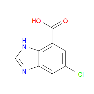6-CHLORO-1H-BENZO[D]IMIDAZOLE-4-CARBOXYLIC ACID - Click Image to Close