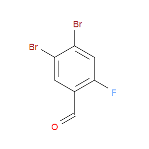 4,5-DIBROMO-2-FLUOROBENZALDEHYDE