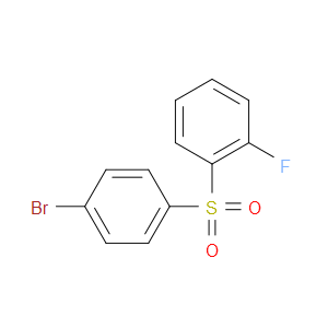 1-((4-BROMOPHENYL)SULFONYL)-2-FLUOROBENZENE