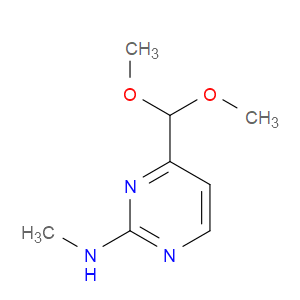 4-(DIMETHOXYMETHYL)-N-METHYLPYRIMIDIN-2-AMINE - Click Image to Close