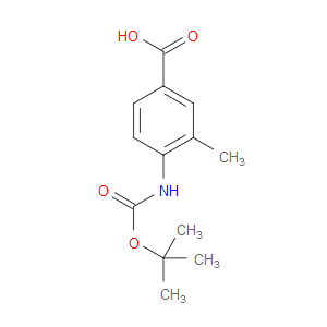4-((TERT-BUTOXYCARBONYL)AMINO)-3-METHYLBENZOIC ACID - Click Image to Close