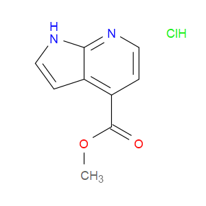 METHYL 1H-PYRROLO[2,3-B]PYRIDINE-4-CARBOXYLATE HYDROCHLORIDE
