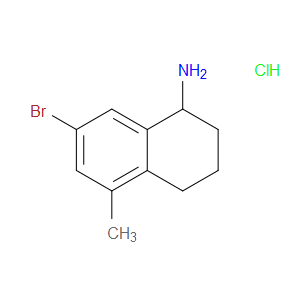 7-BROMO-5-METHYL-1,2,3,4-TETRAHYDRONAPHTHALEN-1-AMINE HYDROCHLORIDE