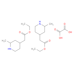 OXALIC ACID BIS(ETHYL 2-(2-METHYLPIPERIDIN-4-YL)ACETATE)