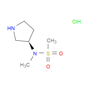 N-METHYL-N-[(3R)-PYRROLIDIN-3-YL]METHANESULFONAMIDE HYDROCHLORIDE - Click Image to Close