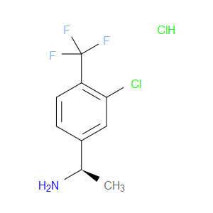 (R)-1-(3-CHLORO-4-(TRIFLUOROMETHYL)PHENYL)ETHANAMINE HYDROCHLORIDE - Click Image to Close