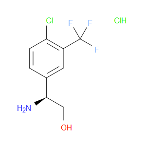 (S)-2-AMINO-2-(4-CHLORO-3-(TRIFLUOROMETHYL)PHENYL)ETHANOL HYDROCHLORIDE