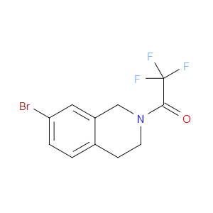 1-(7-BROMO-3,4-DIHYDROISOQUINOLIN-2(1H)-YL)-2,2,2-TRIFLUOROETHANONE - Click Image to Close
