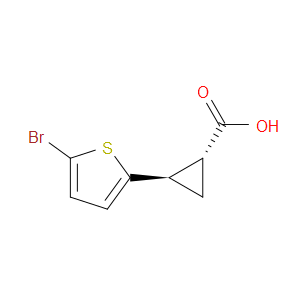 (1S,2S)-REL-2-(5-BROMOTHIOPHEN-2-YL)CYCLOPROPANE-1-CARBOXYLIC ACID