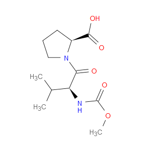 (S)-1-((S)-2-((METHOXYCARBONYL)AMINO)-3-METHYLBUTANOYL)PYRROLIDINE-2-CARBOXYLIC ACID