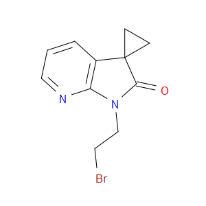 1'-(2-BROMOETHYL)-1',2'-DIHYDROSPIRO[CYCLOPROPANE-1,3'-PYRROLO[2,3-B]PYRIDINE]-2'-ONE