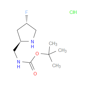 TERT-BUTYL N-([(2R,4S)-4-FLUOROPYRROLIDIN-2-YL]METHYL)CARBAMATE HYDROCHLORIDE - Click Image to Close
