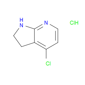 4-CHLORO-1H,2H,3H-PYRROLO[2,3-B]PYRIDINE HYDROCHLORIDE