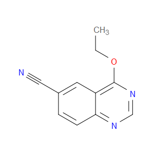 4-ETHOXYQUINAZOLINE-6-CARBONITRILE