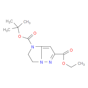 1-TERT-BUTYL 6-ETHYL 2,3-DIHYDRO-1H-IMIDAZO[1,2-B]PYRAZOLE-1,6-DICARBOXYLATE - Click Image to Close