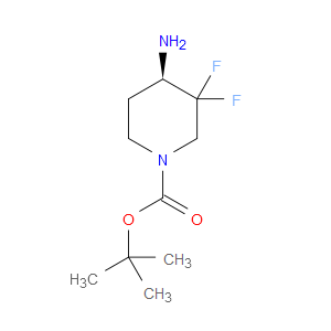 TERT-BUTYL (4R)-4-AMINO-3,3-DIFLUOROPIPERIDINE-1-CARBOXYLATE
