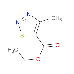ETHYL 4-METHYL-1,2,3-THIADIAZOLE-5-CARBOXYLATE - Click Image to Close