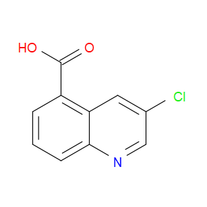 3-CHLOROQUINOLINE-5-CARBOXYLIC ACID - Click Image to Close
