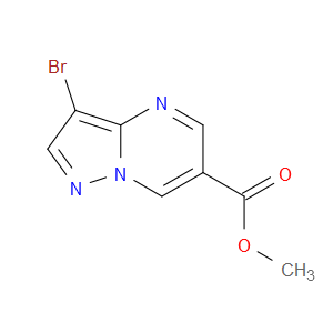 METHYL 3-BROMOPYRAZOLO[1,5-A]PYRIMIDINE-6-CARBOXYLATE - Click Image to Close