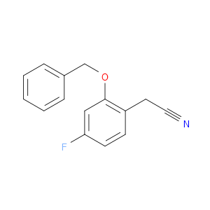 2-(2-(BENZYLOXY)-4-FLUOROPHENYL)ACETONITRILE - Click Image to Close