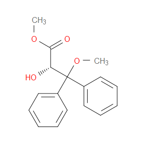 METHYL (2S)-2-HYDROXY-3-METHOXY-3,3-DIPHENYLPROPANOATE