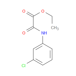 ACETIC ACID, 2-[(3-CHLOROPHENYL)AMINO]-2-OXO-, ETHYL ESTER - Click Image to Close