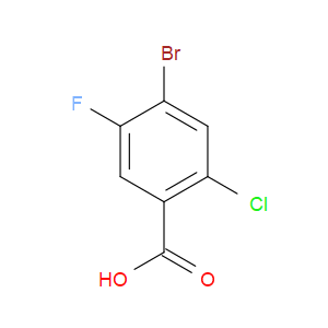 4-BROMO-2-CHLORO-5-FLUOROBENZOIC ACID - Click Image to Close